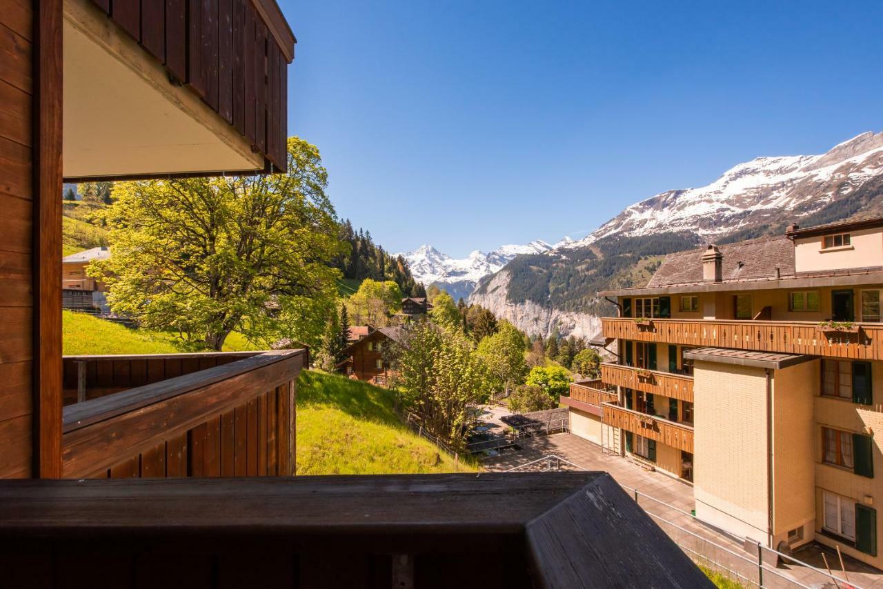 Appartamento Roossi-Huus 3 Wengen Esterno foto