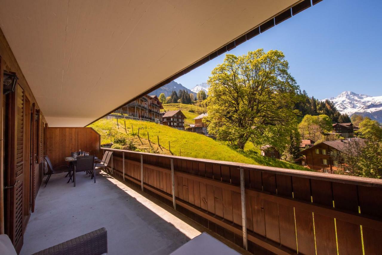 Appartamento Roossi-Huus 3 Wengen Esterno foto