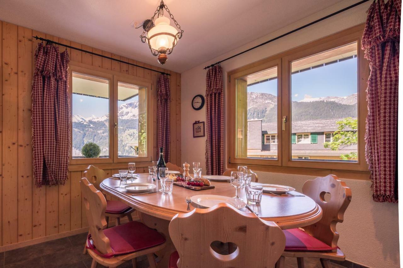 Appartamento Roossi-Huus 3 Wengen Esterno foto