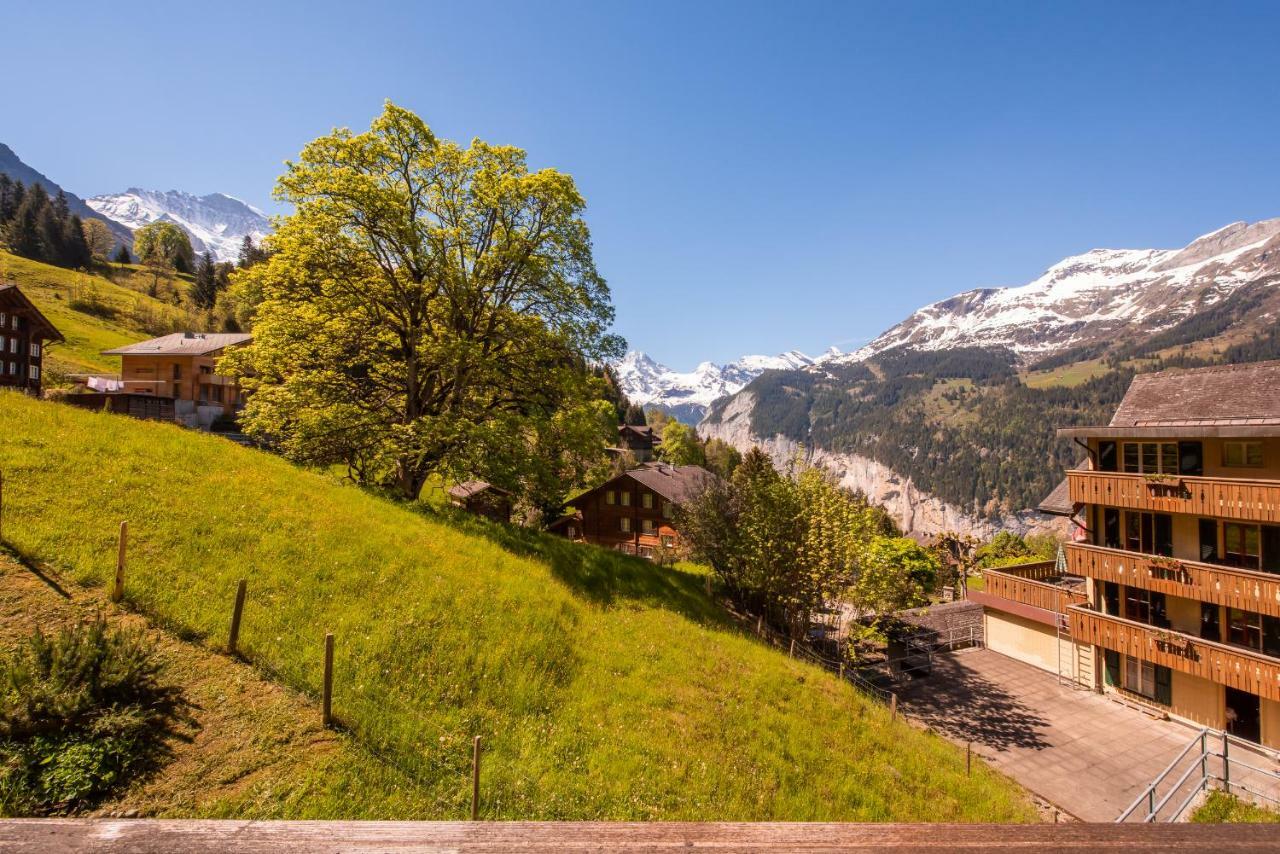 Appartamento Roossi-Huus 3 Wengen Esterno foto