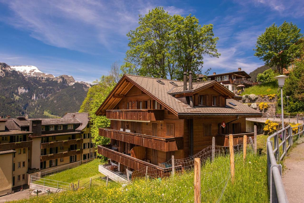 Appartamento Roossi-Huus 3 Wengen Esterno foto