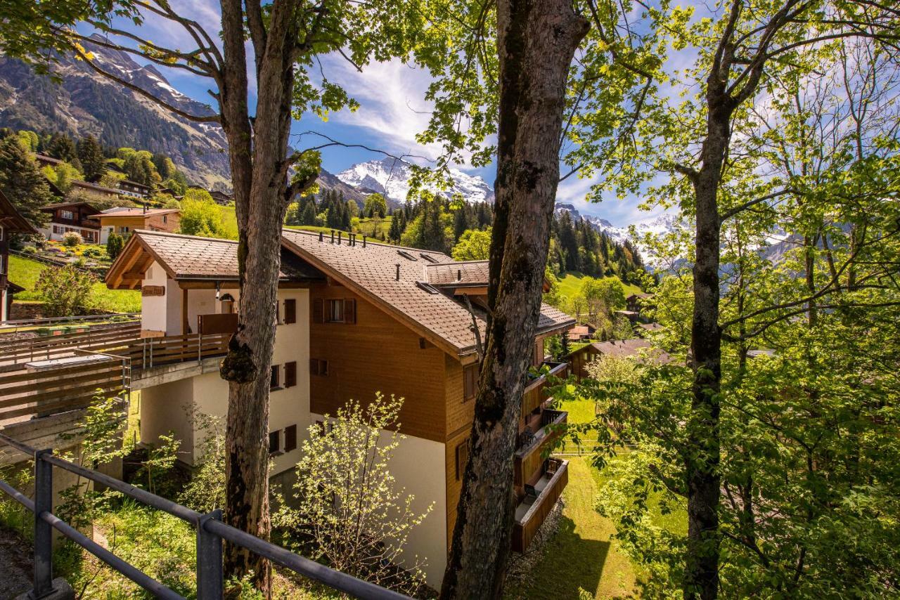 Appartamento Roossi-Huus 3 Wengen Esterno foto